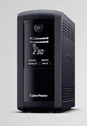 UPS Cyber Power 700VA VP700EILCD cu ecran LCD și 6 prize IEC C13