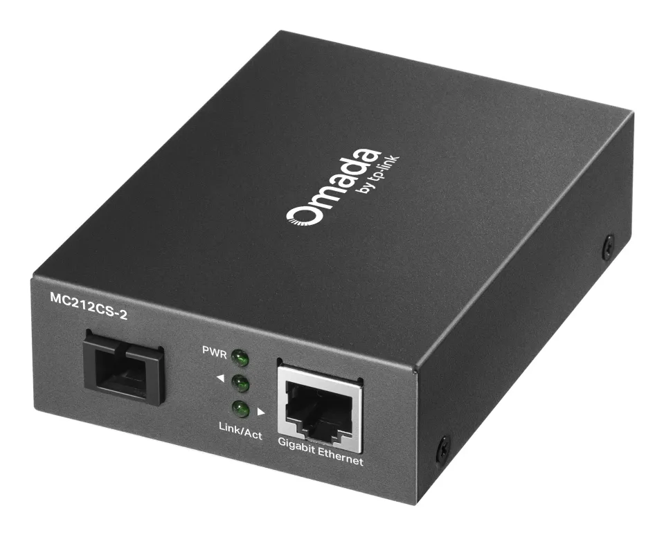 Convertor media TP-Link MC212CS-20 cu port fibră SC/UPC și RJ45