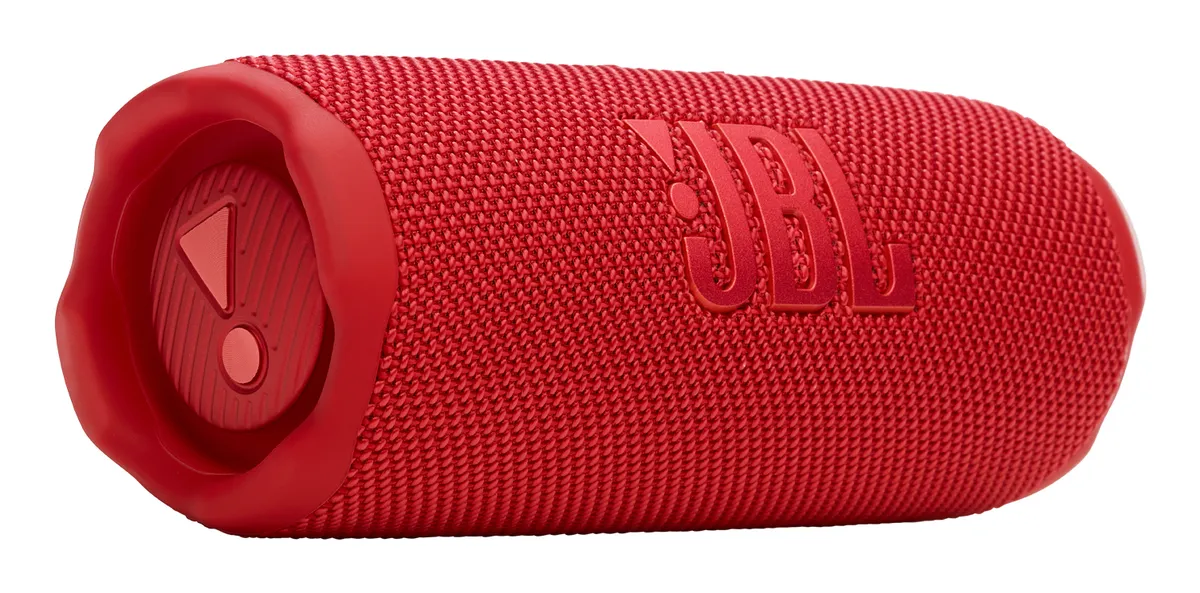 Boxă portabilă JBL Flip 7 roșie cu design compact