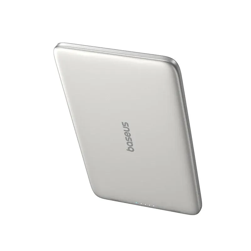 Baterie externă Baseus PicoGo 5000mAh argintie cu prindere magnetică