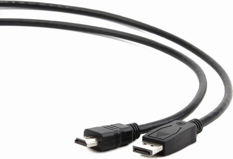 Cablu DisplayPort HDMI 1.8m Gembird negru adaptor video