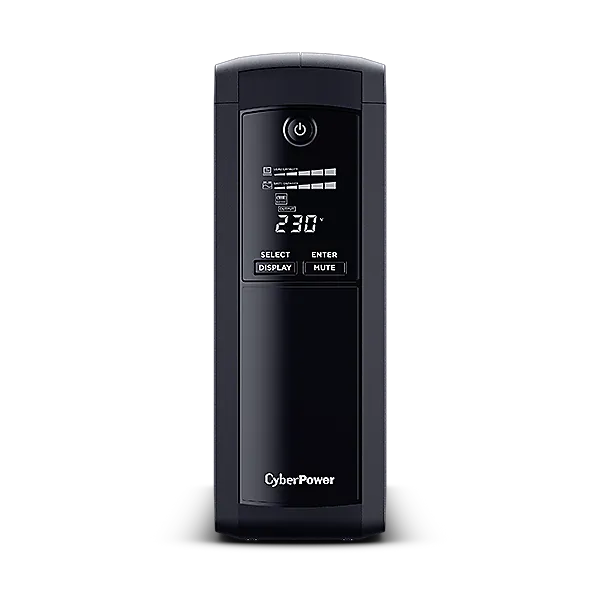 UPS CyberPower 1600VA VP1600ELCD cu display LCD și 5 prize Schuko