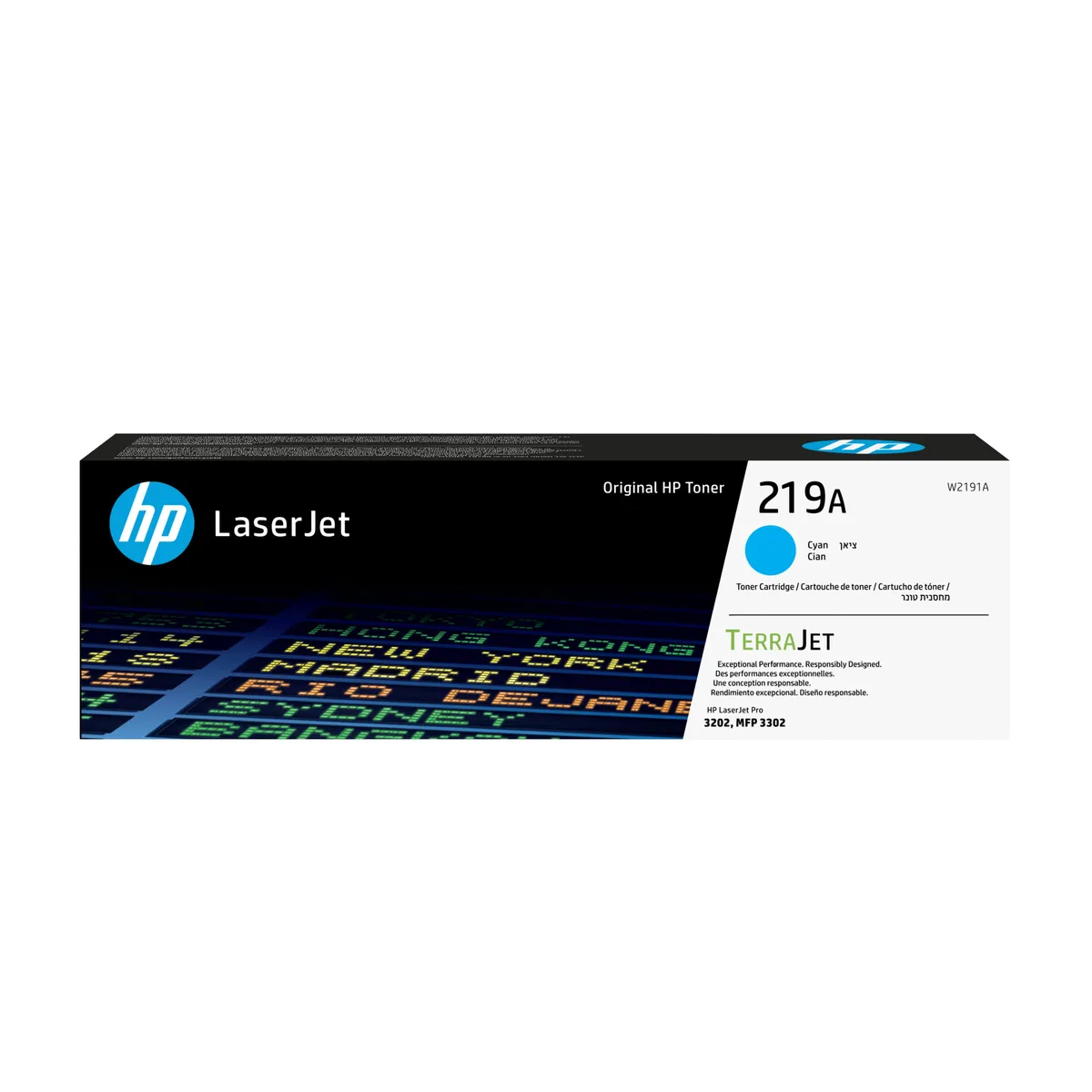 Cartus toner original HP 219A Cyan W2191A pentru imprimante LaserJet Pro