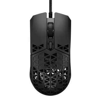 Mouse gaming TUF M4 Air Asus negru cu design ergonomic