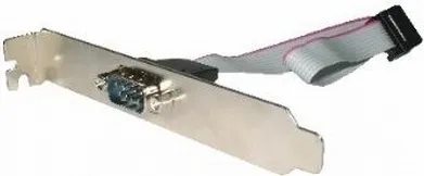 Adaptor port serial Gembird CCDB9RECEPTACLE cu bracket și cablu 25cm