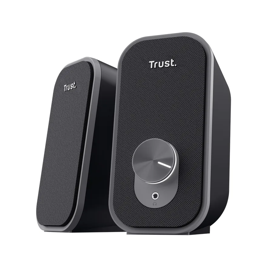 Boxe stereo Trust Ador 2.0 negru pentru PC și laptop