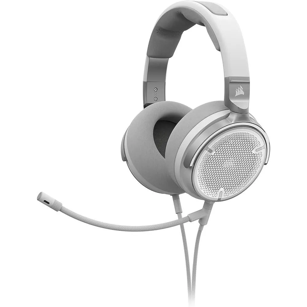 Căști gaming Corsair Virtuoso Pro albe cu drivere 50mm