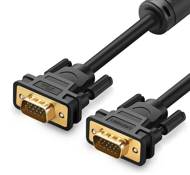 Cablu VGA Ugreen 1.5 metri negru ecranat