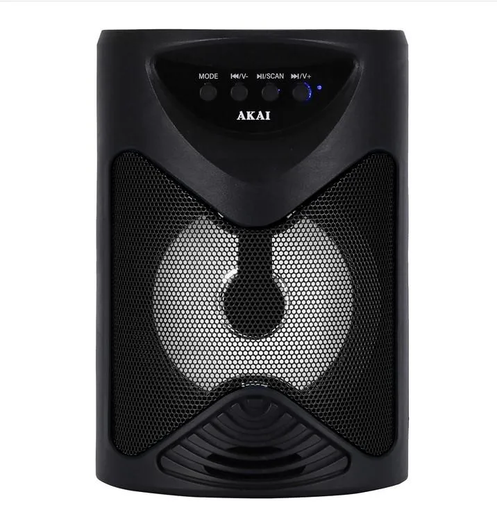 Boxă Bluetooth portabilă Akai ABTS-704 neagră, design compact