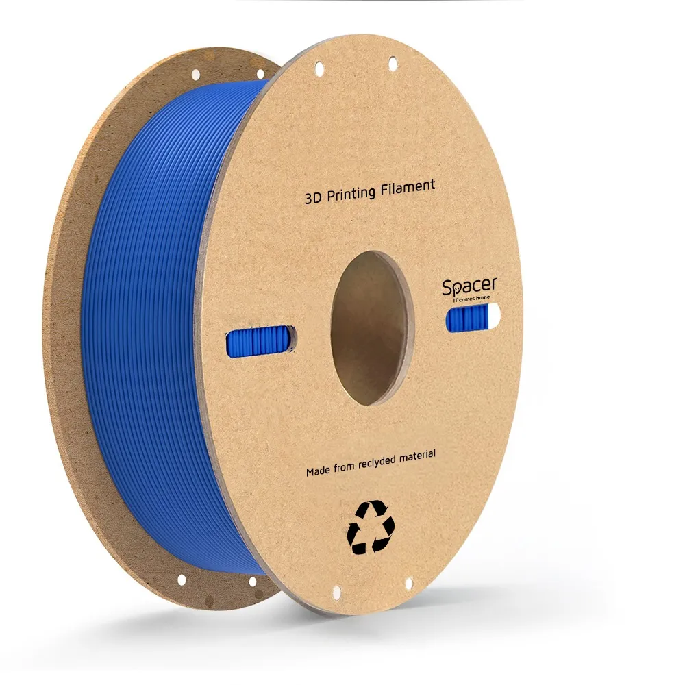 Bobină de filament PETG Spacer albastru, diametru 1.75mm, 1kg