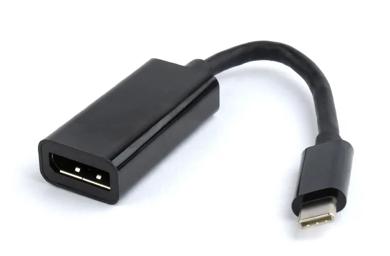 Adaptor USB-C la DisplayPort Gembird negru 15cm