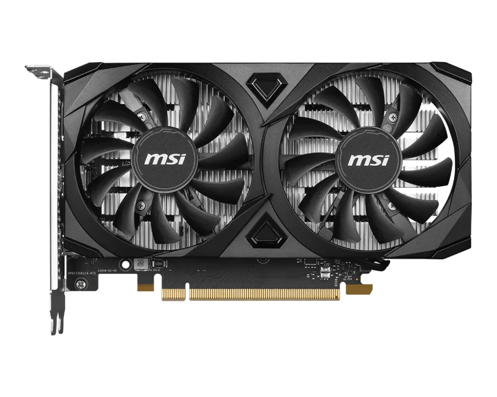 Placa video MSI GeForce RTX 3050 VENTUS 2X 6GB cu sistem dual-fan