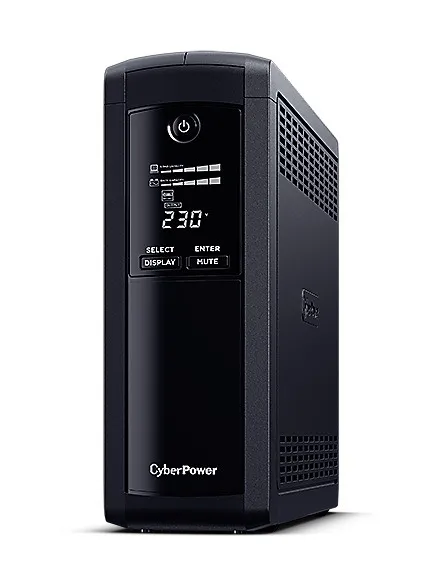 UPS Cyber Power 1200VA VP1200ELCD cu ecran LCD și 5 prize Schuko