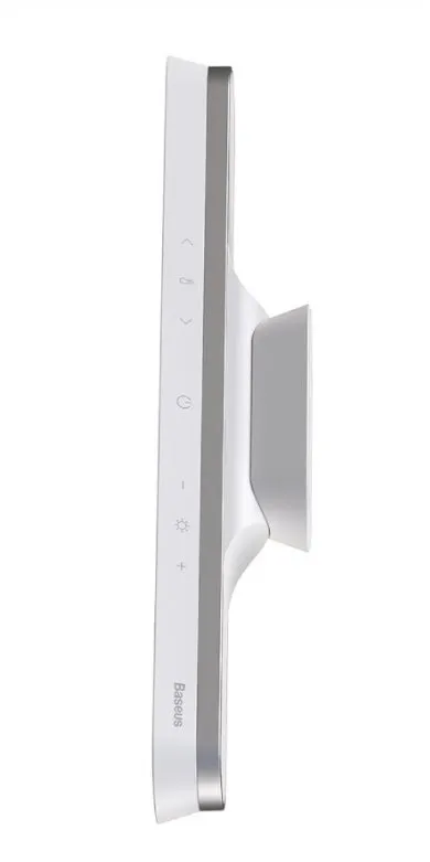 Lampă birou LED Baseus alb cu suport magnetic și acumulator