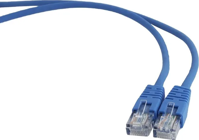 Cablu de rețea Gembird Cat5e UTP 3 metri albastru cu conectori RJ45