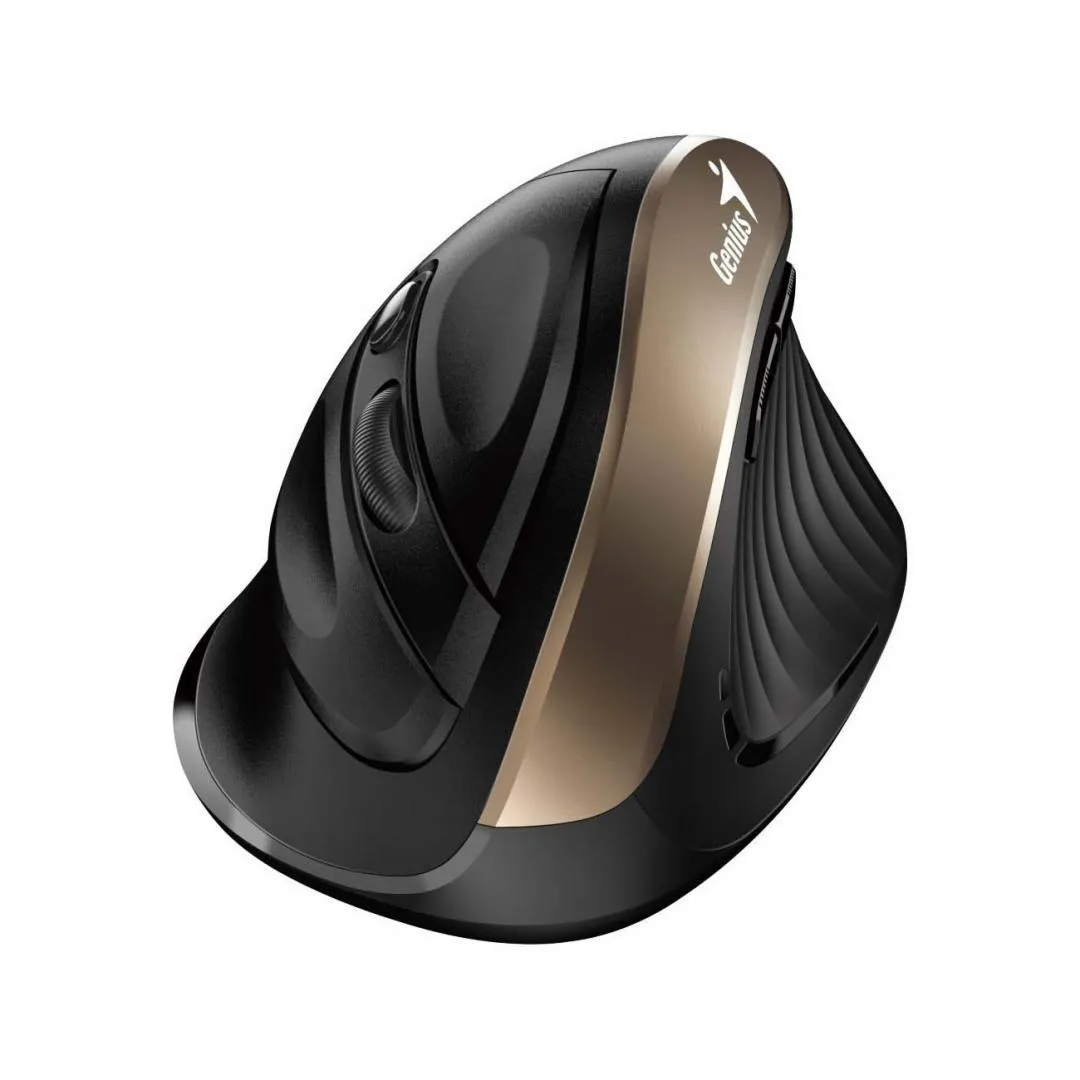 Mous wireless ergonomic Genius NX-8250S auriu cu receptor 2.4GHz