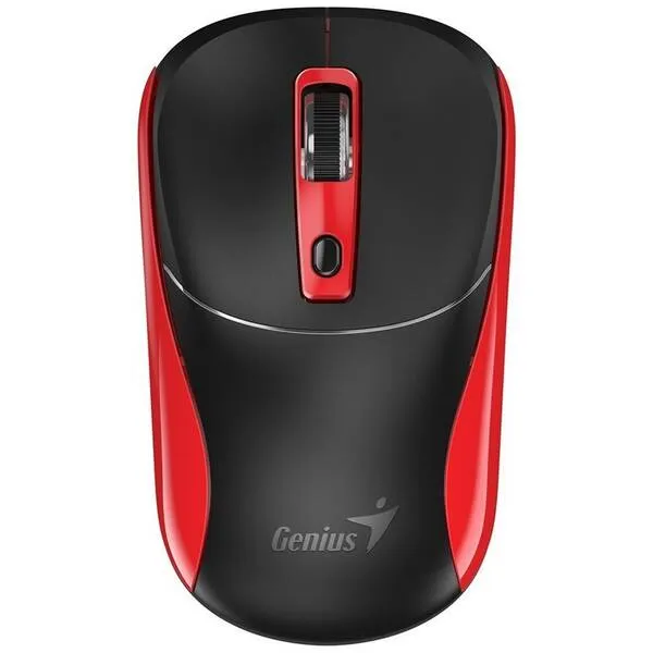 Maus wireless Genius NX-7123 roșu cu senzor BlueEye