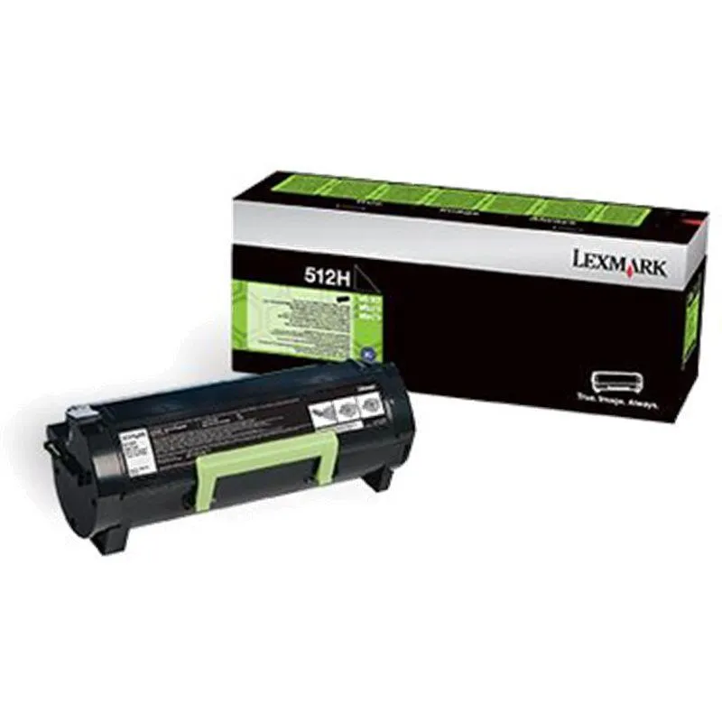 Toner original Lexmark 512H negru pentru imprimantă MS312 MS415