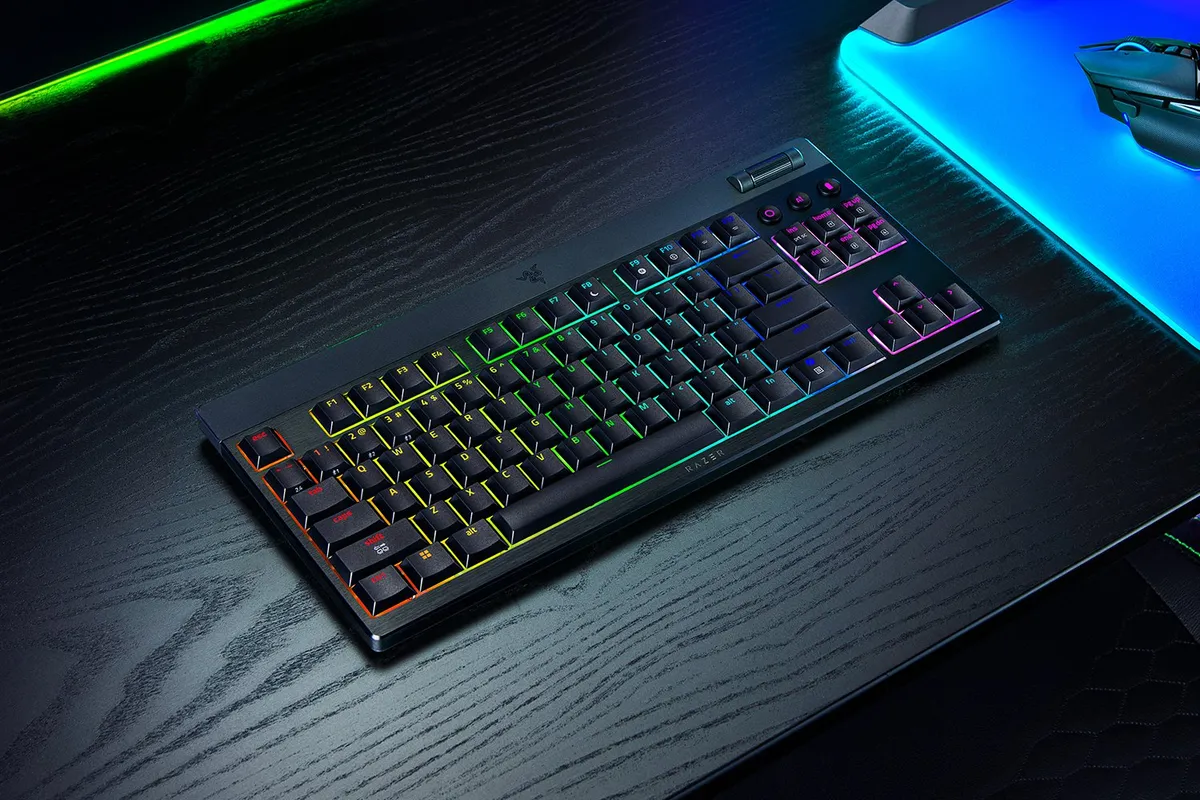 Tastatura mecanica Razer Blackwidow V4 LP TKL cu switch-uri verzi