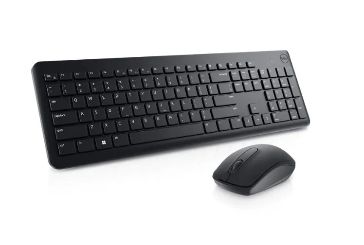 Set tastatura si mouse wireless Dell KM3322W cu layout QWERTY