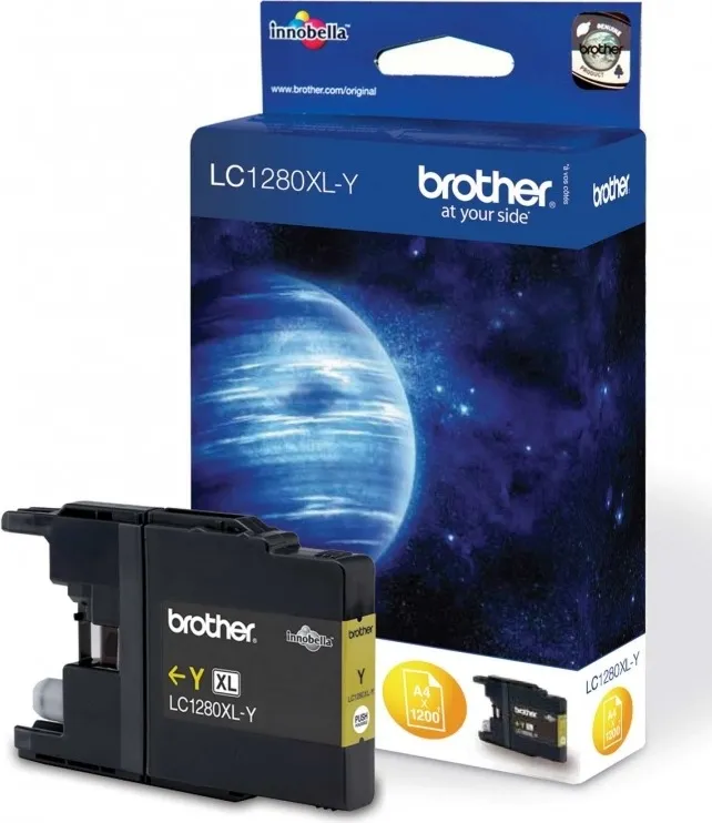 Cartus cerneala original Brother LC1280XLY galben pentru imprimante Brother