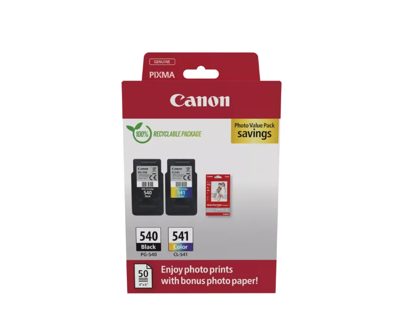 Cartuse Canon PG-540 negru și CL-541 color combo pack original