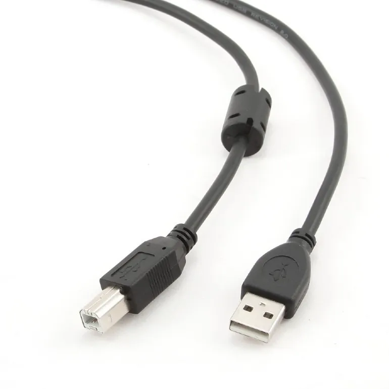 Cablu USB Gembird negru 4,5 m pentru imprimantă cu conectori auriți