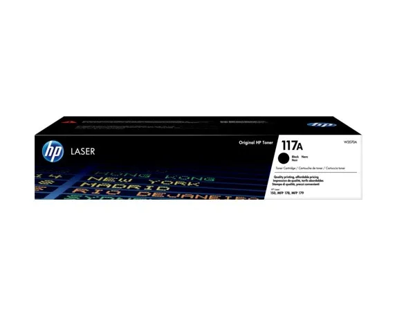 Toner original HP 117A negru pentru Color LaserJet 150 și MFP 178/179