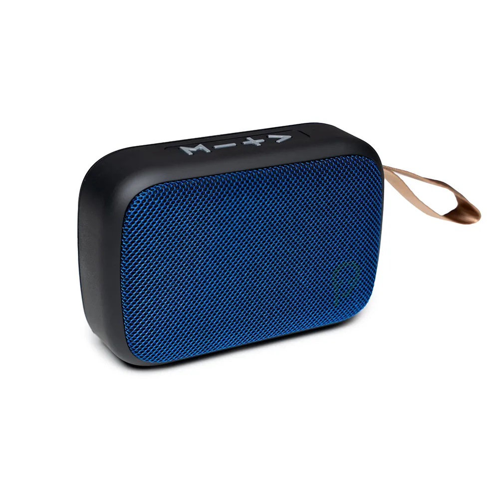 Boxă Bluetooth portabilă Spacer Pocket albastră cu control volum