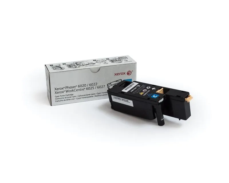Toner Original Xerox Cyan 106R02760 pentru imprimante Ph 6020 și WC 6025