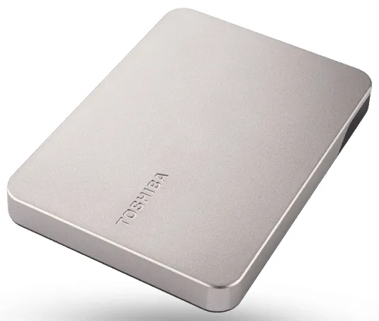 Hard disk extern Toshiba Canvio Flex 4TB argintiu cu cabluri USB