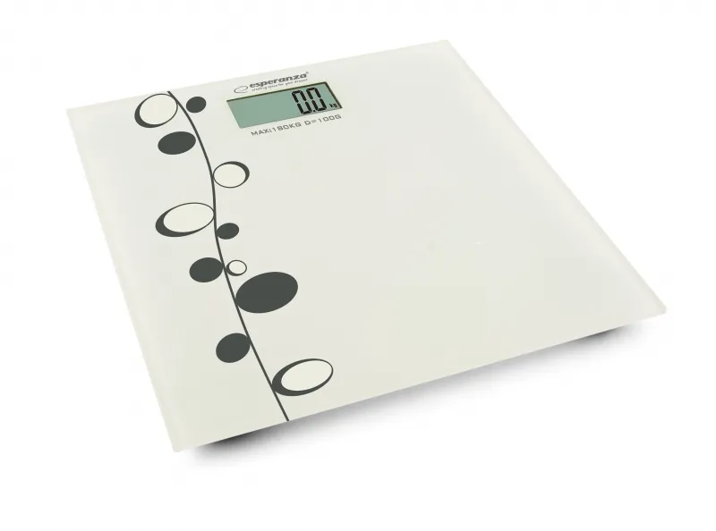 Cântar de baie digital Esperanza Zumba 180 kg alb