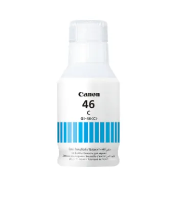 Cartus cerneala original Canon GI-46C cyan pentru imprimante MAXIFY