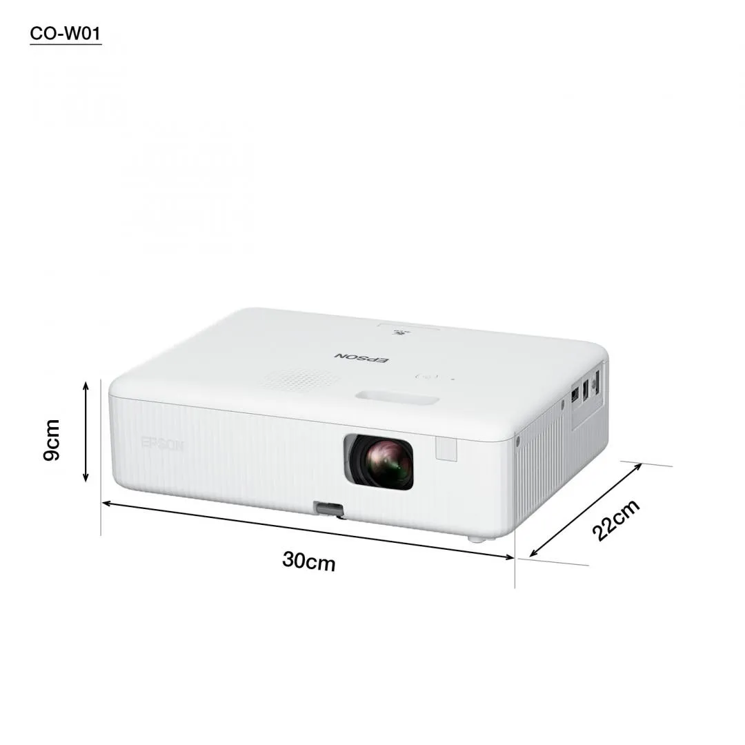 Proiector profesional Epson CO-W01 cu tehnologie 3LCD și 3000 lumeni