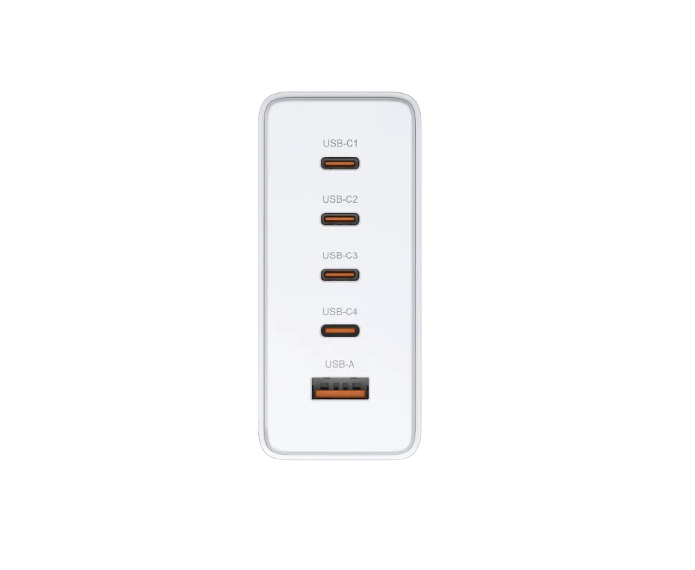 INCARCATOR retea D-Link, Quick Charge GaN PD 3.1 / QC 4.0 240W, 4 x USB Type-C 28.0V/5.0A max, 1 x USB 12.0V/2.5A , alb "DCF-241" (timbru verde 0.18 lei)