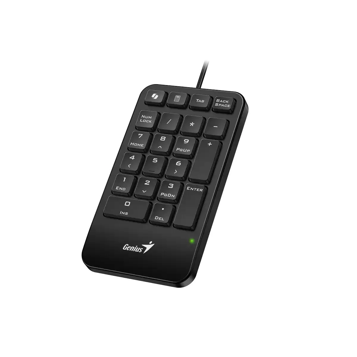 TASTATURA numerica Genius "NumPad 125", cu fir USB-A, 19 taste, silentioasa, tasta Copilot, negru, "31300019400" (timbru verde 0.18 lei) 4710268262718