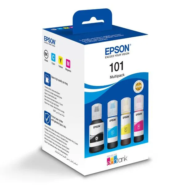 Set cartușe cerneală Epson 101 CMYK original pentru imprimante L-series