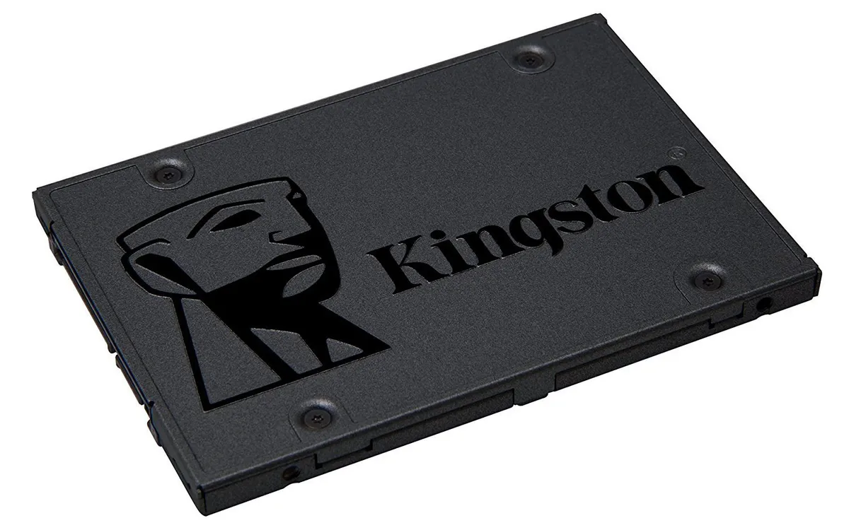 SSD Kingston A400S 480GB SATA 3 negru cu viteză 500MB/s