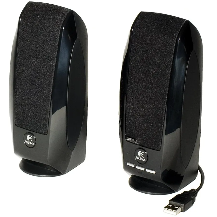 Boxe stereo Logitech S150 negre cu cablu USB