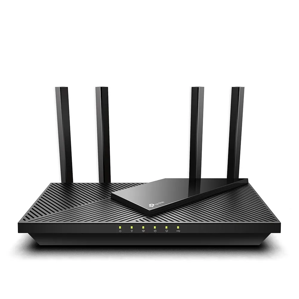 Router TP-Link Archer AX55 WiFi 6 cu 4 antene externe negre