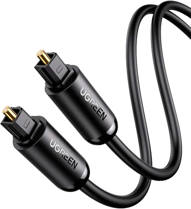 CABLU audio Ugreen, "AV122" optic Toslink(T) la Toslink(T), 1m, conectori auriti, negru "70890" (timbru verde 0.18 lei) - 6957303878901