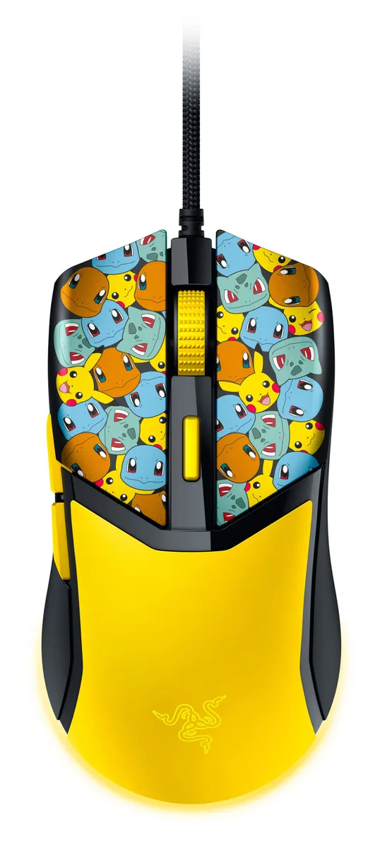 Maus Razer Cobra ediție Pokemon Kanto cu design tematic