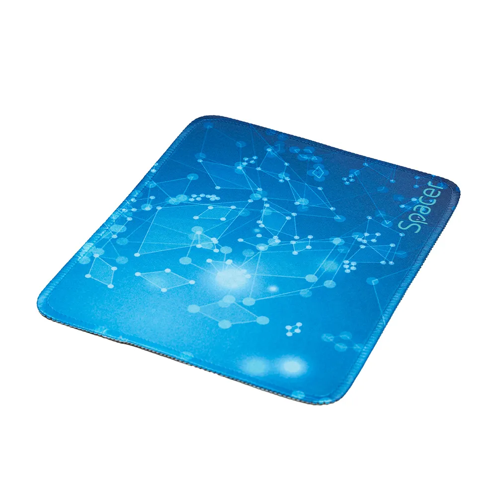 Mousepad SPACER cu bază cauciuc și material textil cusut pe margini