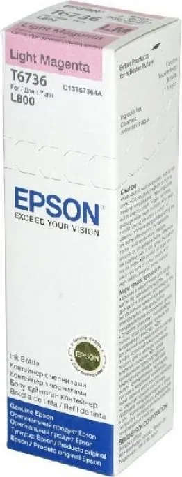 Cartus cerneala original Epson Light Magenta T6736 pentru imprimanta L800