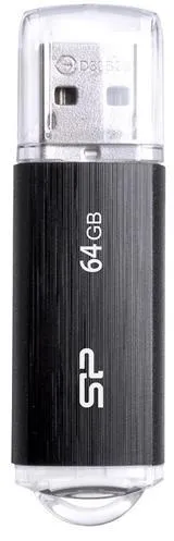 Stick USB negru Silicon Power Ultima U02 64GB