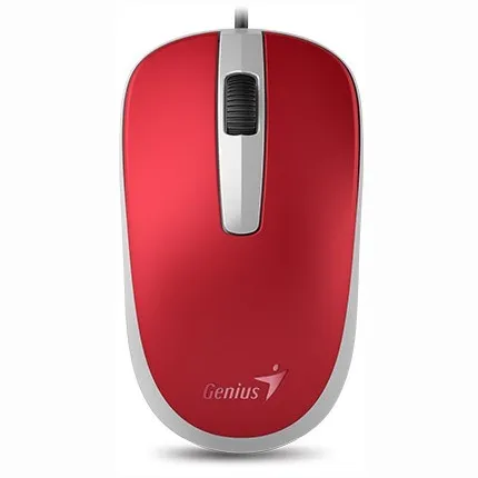 Șoricel Genius DX-110 roșu cu fir USB optic