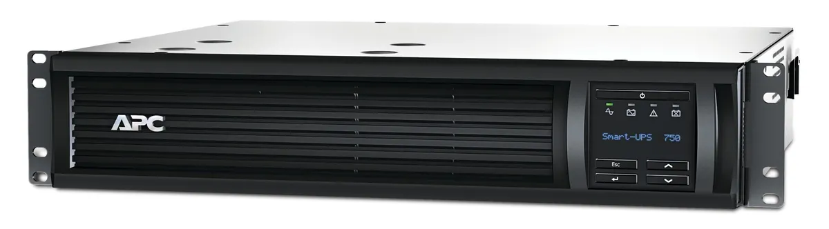 UPS APC Smart-UPS SMT750RMI2U 750VA cu format rack negru