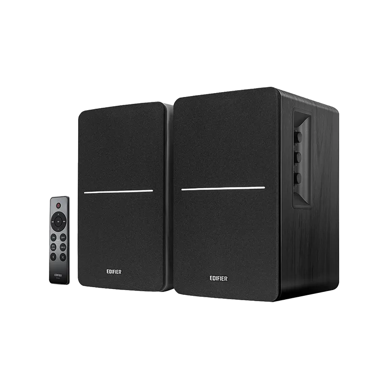 Boxe Edifier 2.0 negre cu telecomandă wireless și conectivitate Bluetooth