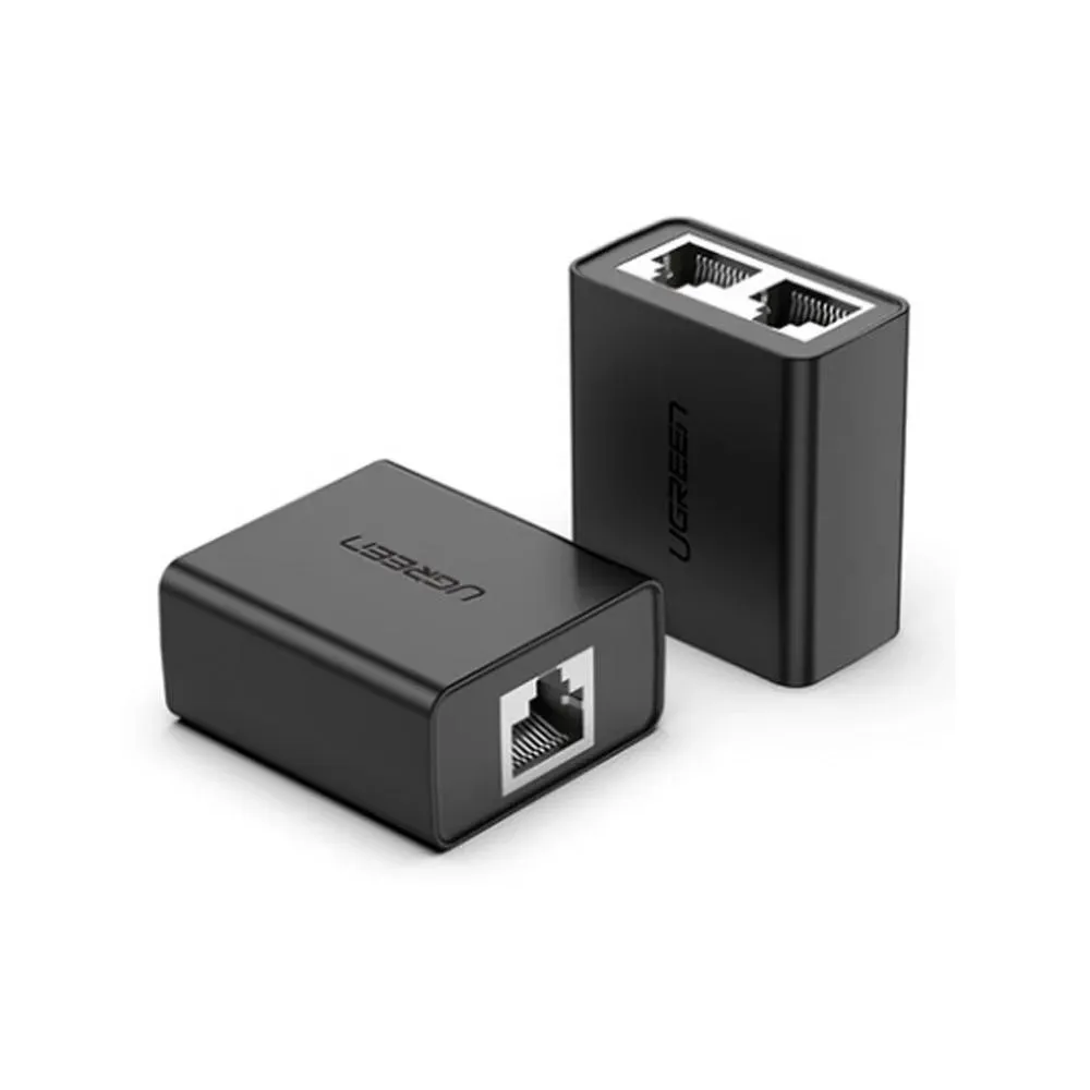 SPLITTER RJ-45 Ugreen, "CM210" pt. cablu UTP, Cat5, 1 x RJ-45 (M) la 2 x RJ-45 (M) , setul contine 2 buc, viteza maxima 100 Mbps, material plastic, negru "50923" - 6957303859238