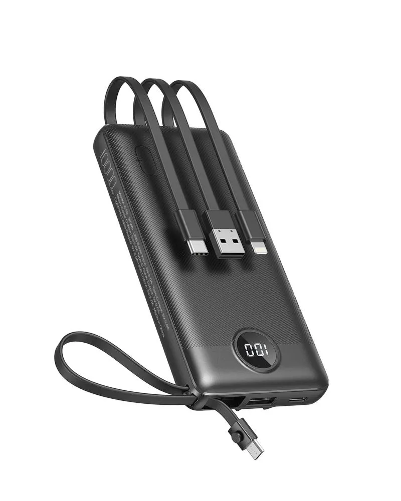 Power Bank Veger W1116 10000mAh cu port USB-C negru